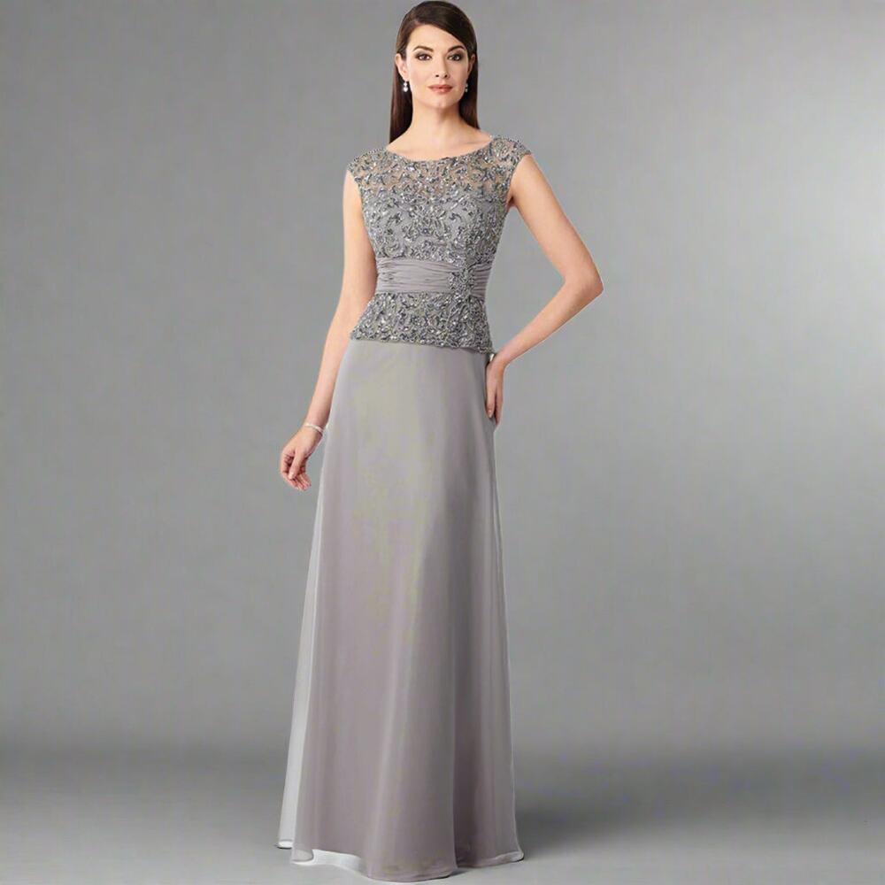 Cameron Blake gray dress, size 4,  NEW WITH TAGS!